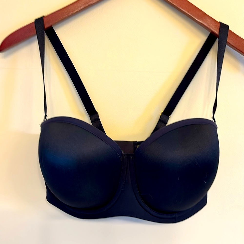ThirdLove 24/7 Classic Strapless Bra Black • 34E/34DD